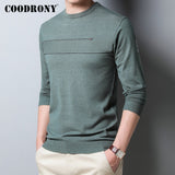 COODRONY Brand Spring Autumn New Arrival Sweater Men Cotton Knitwear Pullover Men Clothes Fashion Casual O-Neck Pull Homme C1035