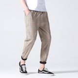 LAPPSTER-Youth Men Plaid Pants Streetwear 2020 Harajuku Korean Fashions Autumn Joggers Pants Sweatpants Man 5 Colors Harem Pants
