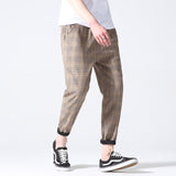 LAPPSTER-Youth Men Plaid Pants Streetwear 2020 Harajuku Korean Fashions Autumn Joggers Pants Sweatpants Man 5 Colors Harem Pants